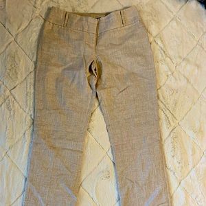 The Limited Cassidy pants, size 6, Winter White, (cream, gold)